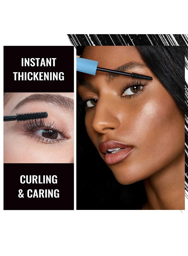 DAWANG ROSE Mascara-Smudge Proof Nourishing Long Lasting Wear, Lengthening & Curling,Volumizing No Clumps Long-Lasting Smudge-Proof Black - Image 5